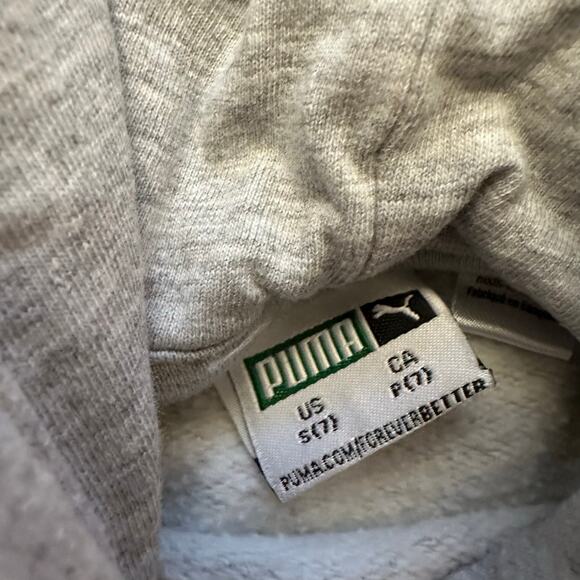 Girl's Grey Logo Hoodie sz 7 (s) Back to School Clothes - Picture 5 of 6